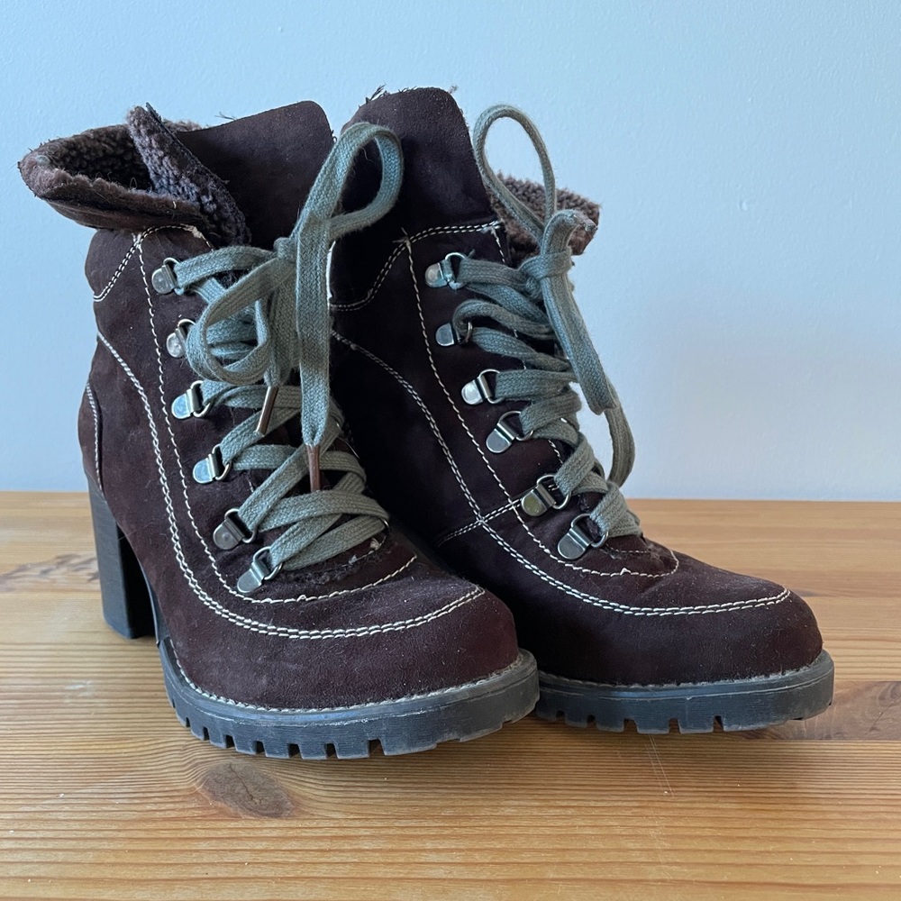 YSLDesigns winter bootie heels size 36